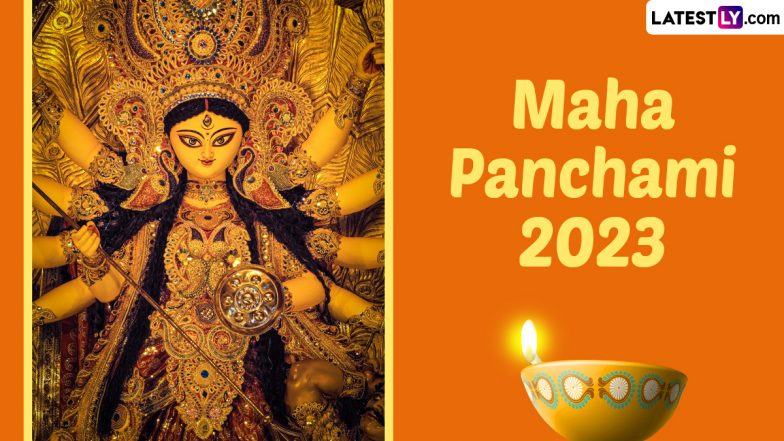 Subho Maha Panchami 2023 Wishes, Greetings and Images: WhatsApp Messages, HD Wallpapers and SMS To Share With Friends and Family Ahead of Pujo