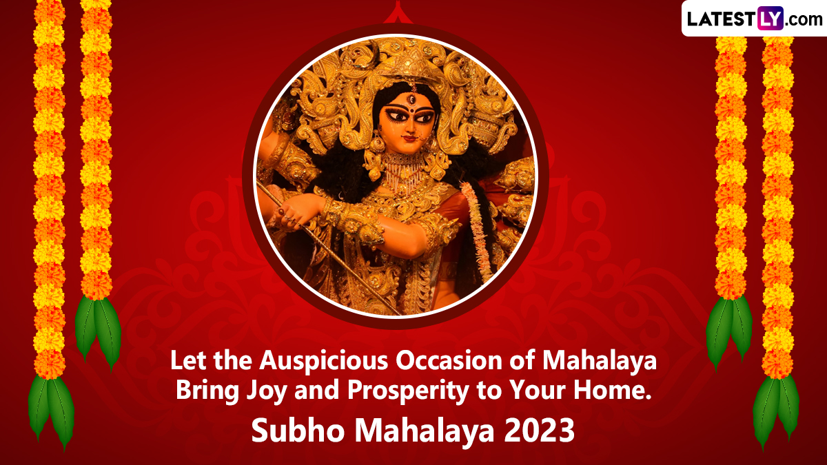 Subho Mahalaya 2023 Greetings and Happy Durga Puja Wishes WhatsApp