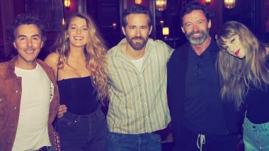 Shawn Levy Shares Photo With Ryan Reynolds, Blake Lively, Taylor Swift and Hugh Jackman From Football Game (View Pic)