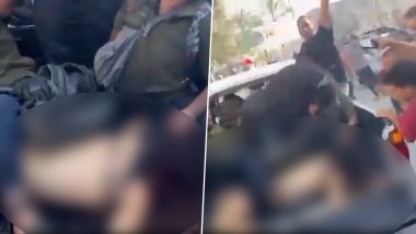 Israel Attacks: 'Palestinian' Militants Seen Parading Naked Body of Female 'Israeli Soldier' After Attacking Residential Areas, Disturbing Viral Video Triggers Outrage