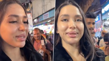 ‘Aap Bohot Sexy Ho, Dosti Karoge?’: Russian Vlogger Stalked and Harassed by Man While Live Streaming in Sarojini Nagar Market in Delhi, Video Surfaces