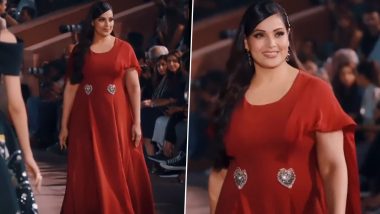 Bipasha Basu Wears Her Confidence Right as She Walks the Ramp in Gorgeous Red Dress! (Watch Video)