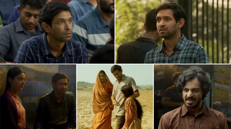 12th Fail Trailer Out! Vikrant Massey Steals the Show As He Flawlessly Depicts Struggles of IPS Aspirants in Vidhu Vinod Chopra’s Film (Watch Video)