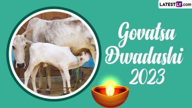 Govatsa Dwadashi 2023 Date and Puja Timings: Know Shubh Muhurat, Nandini Vrat Vidhi and Significance of the Auspicious Festival Celebrated As the First Day of Diwali