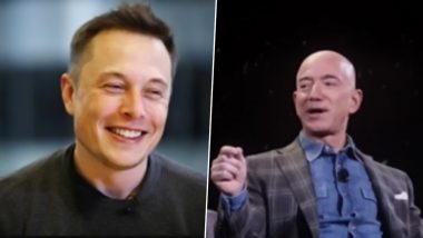 Kuiper Satellites: SpaceX CEO Elon Musk Congrats Amazon Founder Jeff Bezos for Successful Satellite Internet Launch Into Space