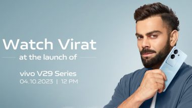 Vivo V29 Series Launch Live Streaming: Watch Online Telecast of Launch of Vivo V29 and Vivo V29 Pro