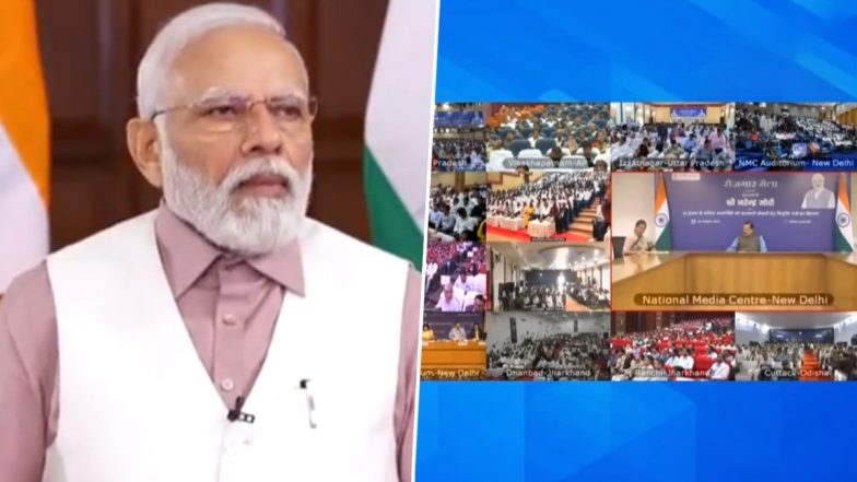 PM Narendra Modi Distributes Over 51,000 Appointment Letters to New Recruits Via Video Conferencing Today