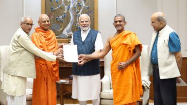 Ram Mandir Idol Consecration: PM Narendra Modi Invited by Temple Trust to Visit Ayodhya, Says 'I Feel Very Blessed' After Receiving Invitation (See Pic)