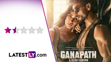 Ganapath Movie Review: Tiger Shroff and Kriti Sanon Fail to Impress in This Dull Dystopian Action Film (LatestLY Exclusive)