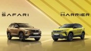 Tata Safari, Tata Harrier Global Launch Live Streaming: Watch Online Telecast of New Tata SUVs