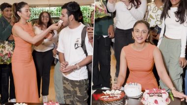 Rakul Preet Singh Birthday: Actress Cuts Cake, Celebrates the Day With Fans and Media (Watch Video)