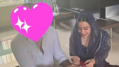 Is Uorfi Javed Engaged? Pictures of Actress Performing Puja With a Mystery Man Goes Viral!