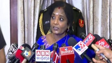 Telangana Aspirant Suicide Case: State Governor Tamilisai Soundararajan Seeks Report on Suicide Case From Chief Secretary, DGP and TSPSC Within 48 Hours