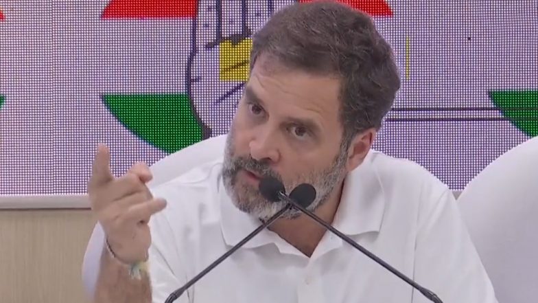 Rahul Gandhi Roots for Caste Census in India, Says ‘Congress Will Make This Happen’ (Watch Video)