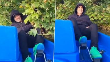 Akshay Kumar Goes on Boat Ride With Daughter Nitara, Gets Stuck in Trees (Watch Video)