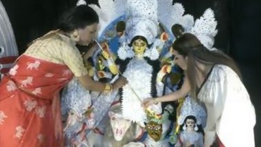 Durga Puja 2023: Transgenders Decorate Durga Puja Pandal in Kolkata, Say Their Struggle Is for Acceptance (Watch Video)