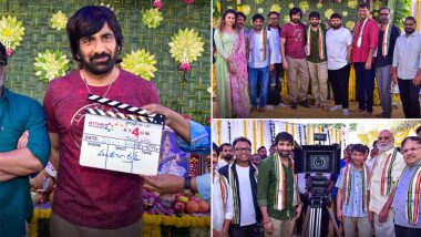 RT4GM: Ravi Teja and Director Gopichand Malineni's Untitled Film Goes on Floor With Pooja Ceremony (View Pics)