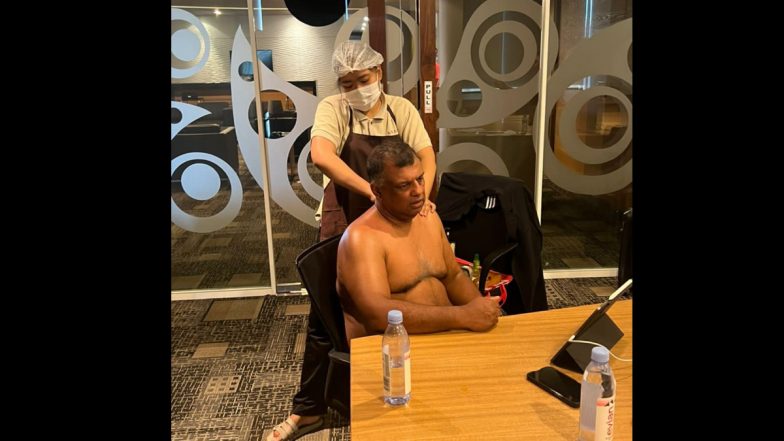 AirAsia CEO Attends Management Meeting While Sitting Half-Naked in Conference Room and Getting a Massage, Draws Criticism (See Pic)