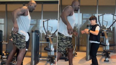 Chinese MMA Fighter Weili Zhang Lifts Former Basketball Player Shaquille O'Neal Effortlessly in the Gym, Video of the Fun Banter Goes Viral