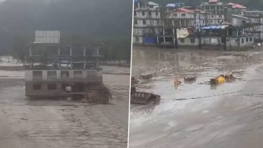 Sikkim Flash Floods: Seven People Rescued by NDRF Team From Singtam After Cloudburst Triggers Flood-Like Situation (See Pics)