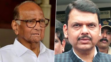 Sharad Pawar Suggested President's Rule in State After Maharashtra Assembly Election 2019: Devendra Fadnavis Drops Bombshell