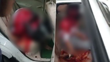 Delhi Shocker: 23-Year-Old Woman Stabbed by Man in Lado Sarai Area, Cabbie Catches Accused; Horrifying Video Surfaces (Viewer Discretion Advised)