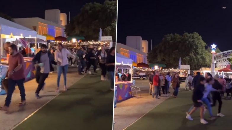 Texas State Fair Shooting Video: At Least Two People Injured As Gunman Opens Fire At State Fair in Dallas, Clip Shows People Running Away in Panic