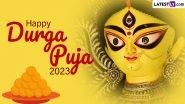 Durga Puja 2023 Advance Greetings and HD Images: WhatsApp Messages, Facebook Status, Wallpapers, SMS and Wishes for Family and Friends