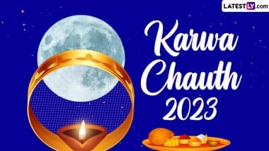 Karwa Chauth 2023 Moonrise Time Live Today in Lucknow, Agra, Varanasi, Prayagraj, Kanpur, Mathura, Meerut and Bareilly: Know Chandra Darshan Timings on November 1 in Indian Cities