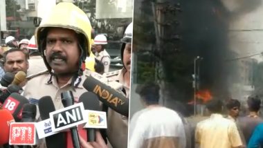 Mudpipe Cafe Fire in Bengaluru: Cylinder Blast Caused Blaze at Pub, Expert to Probe Reason Behind Explosion, Says Karnataka Cop (Watch Video)