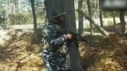 Jammu and Kashmir: Encounter Breaks Out Between Security Forces and Terrorists in Kulgam (Watch Video)