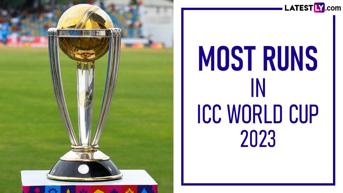 Cricket News Highest Run Scorers In ICC Cricket World Cup 2023 Check 