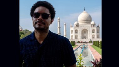 Trevor Noah Visits Delhi’s Taj Mahal After Completing India Tour, Promises Bengaluru to Make Up for Botched Concert Next Time in Heartfelt Goodbye Note (View Pics)