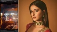 Ananya Panday Ditches Luxurious Car, Shares Glimpse of Her Auto Rickshaw Ride in Mumbai