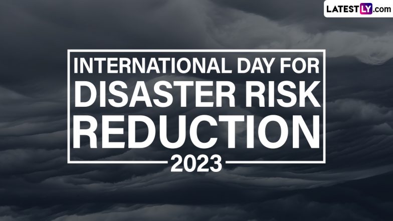 International Day For Disaster Risk Reduction 2023 Date & Theme: Know ...