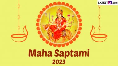 Maha Saptami 2023 Date, Shubh Muhurat and Significance: Prana Pratishtha, Kola Bou Snan – Know About Auspicious Rituals During Second Day of Durga Puja