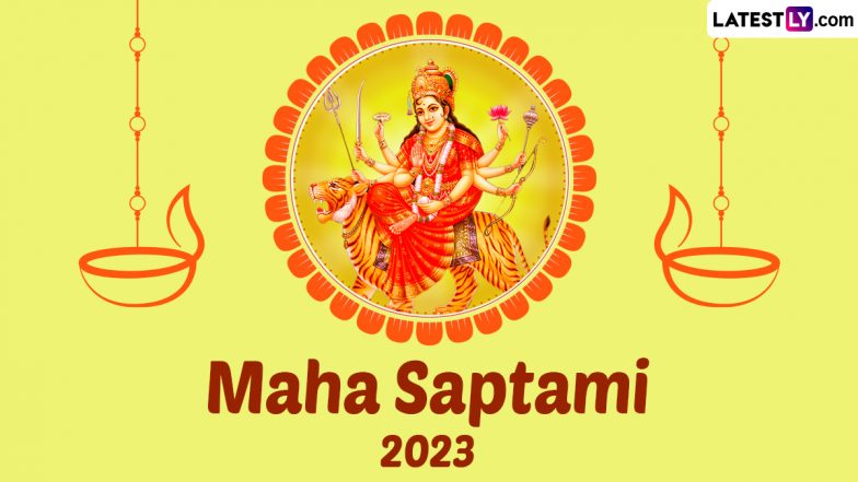 Maha Saptami 2023 Date, Shubh Muhurat and Significance: Prana Pratishtha, Kola Bou Snan – Know About Auspicious Rituals During Second Day of Durga Puja