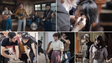 The Archies: BTS Footage of 'Sunoh' Song Featuring Agastya Nanda, Suhana Khan and Khushi Kapoor Is Must-See (Watch Video)