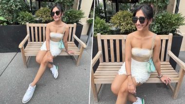 Dhanashree Verma Explores New York City in Off-White Tube Top and Stylish Mini Skirt (See Pics)