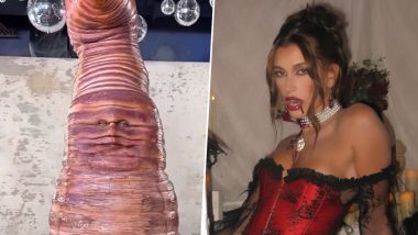 Halloween 2023: From Heidi Klum’s Worm Costume to Hailey Bieber’s Sexy Vampire Look, Check Out Most Iconic Celebrity Costumes of All Time!