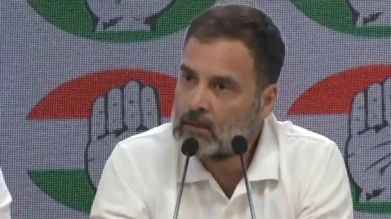 'You Can Do As Much Phone Tapping As You Want, I Don't Care': Rahul Gandhi Slams Modi Government After Several Leaders Allege Centre Trying To 'Target' Their Mobile Phones (Watch Video)