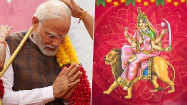 Navratri 2023 Katyayani Puja: PM Narendra Modi Extends Festive Greetings on Day 6 of Navaratri Festival