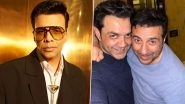 Koffee With Karan Season 8: Are 'Sibling Duo' Sunny Deol and Bobby Deol the Next Guests on Karan Johar's Chat Show?