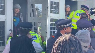 Greta Thunberg Detained: Swedish Climate Activist Taken Away by Police From Fossil Free London Protest, Video Surfaces