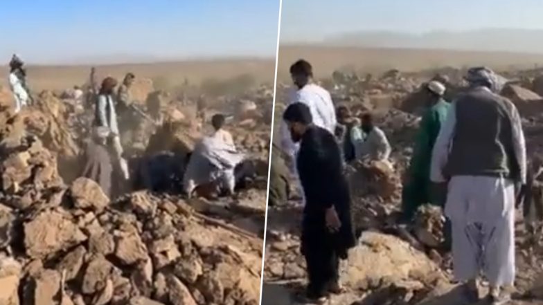 Earthquake in Afghanistan: Baby Found Alive Under Rubble in Mother's Arms in Herat Province (Watch Video)