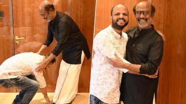 2018 Movie Oscar Entry Director Jude Anthany Joseph Meets Rajinikanth for His Blessings (View Pics)