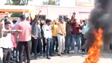 Rajasthan Assembly Elections 2023: ‘Unhappy’ Over Distribution of Tickets for Polls, BJP Workers Stage Protest in Jaipur Against Candidate Selections (Watch Video)