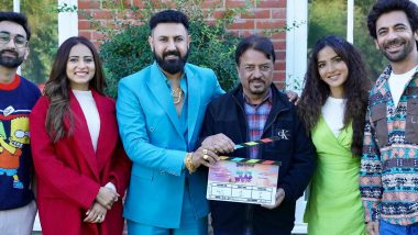 Carry On Jattiye: Gippy Grewal, Sunil Grover, and Sargun Mehta Begin Shooting for Smeep Kang's Comedy Film, Jasmin Bhasin Shares Exciting BTS Photos from London (View Pics)
