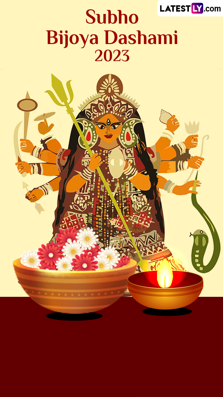 Bijoya Dashami 2023 Wishes, Greetings and Images to Share On the