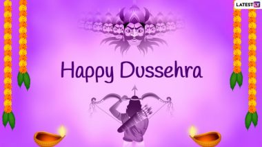 Dussehra 2023 Greetings and Ram Ravan Yudh Pics: WhatsApp DP and Status, Wishes, Images, Messages and Wallpapers To Share With Family and Friends